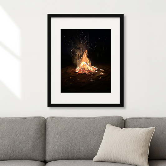 Bonfire Print