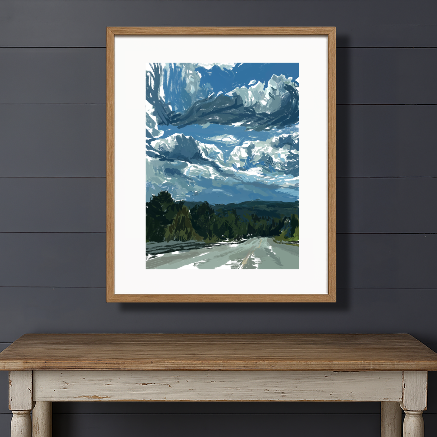 Clouds on 101 Print