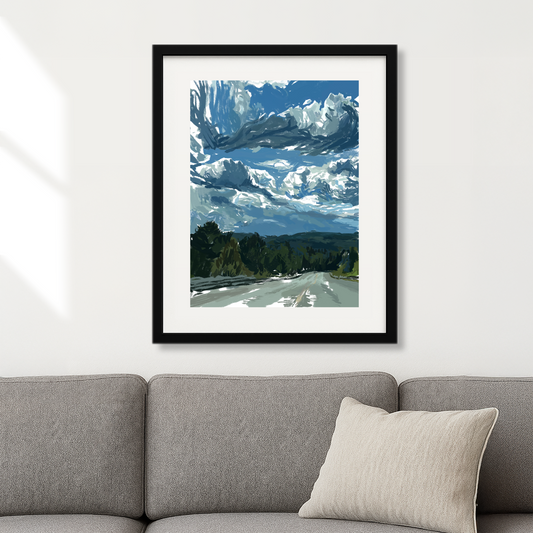 Clouds on 101 Print