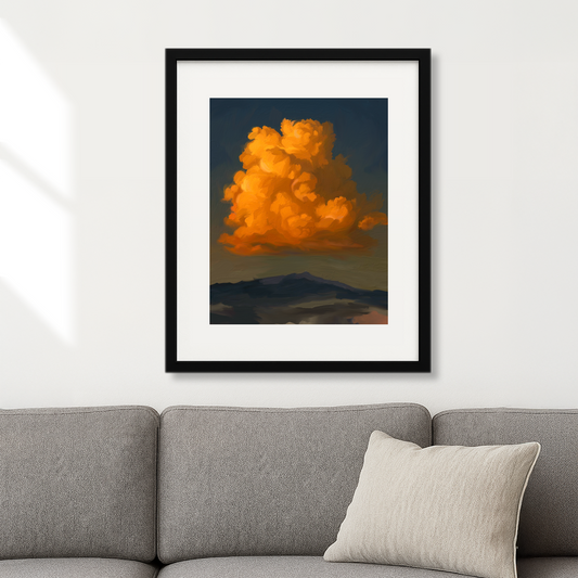 Fictitious Cloud Print