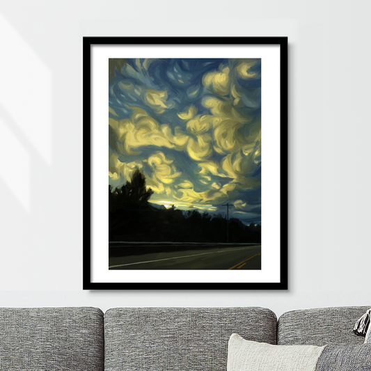 Gummy Clouds Print