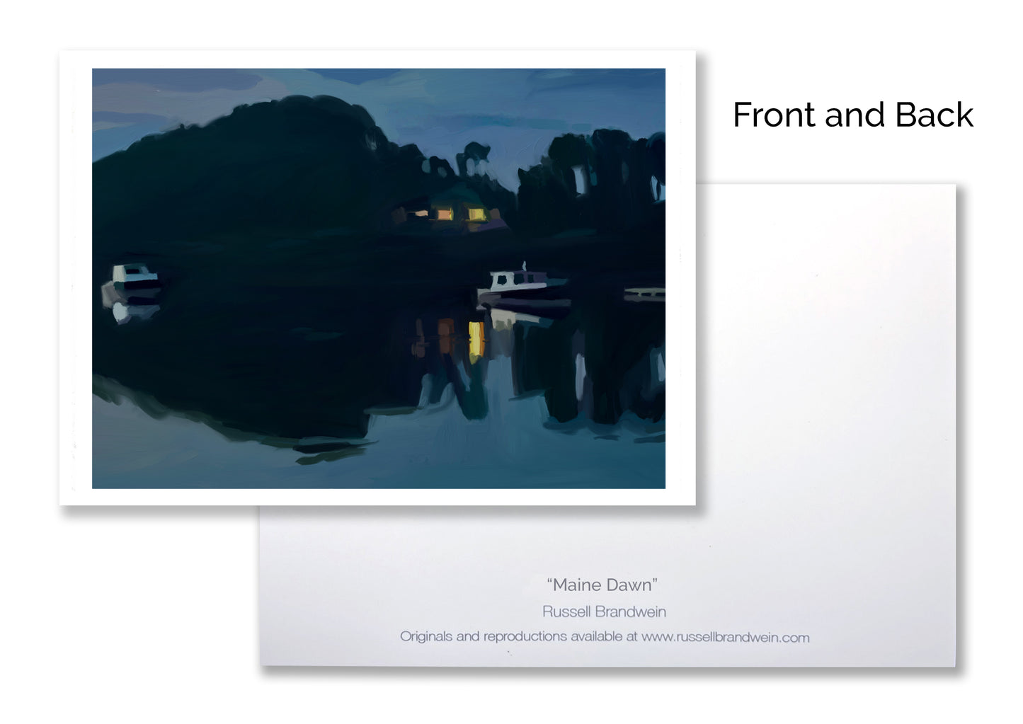 Maine Dawn Note Cards