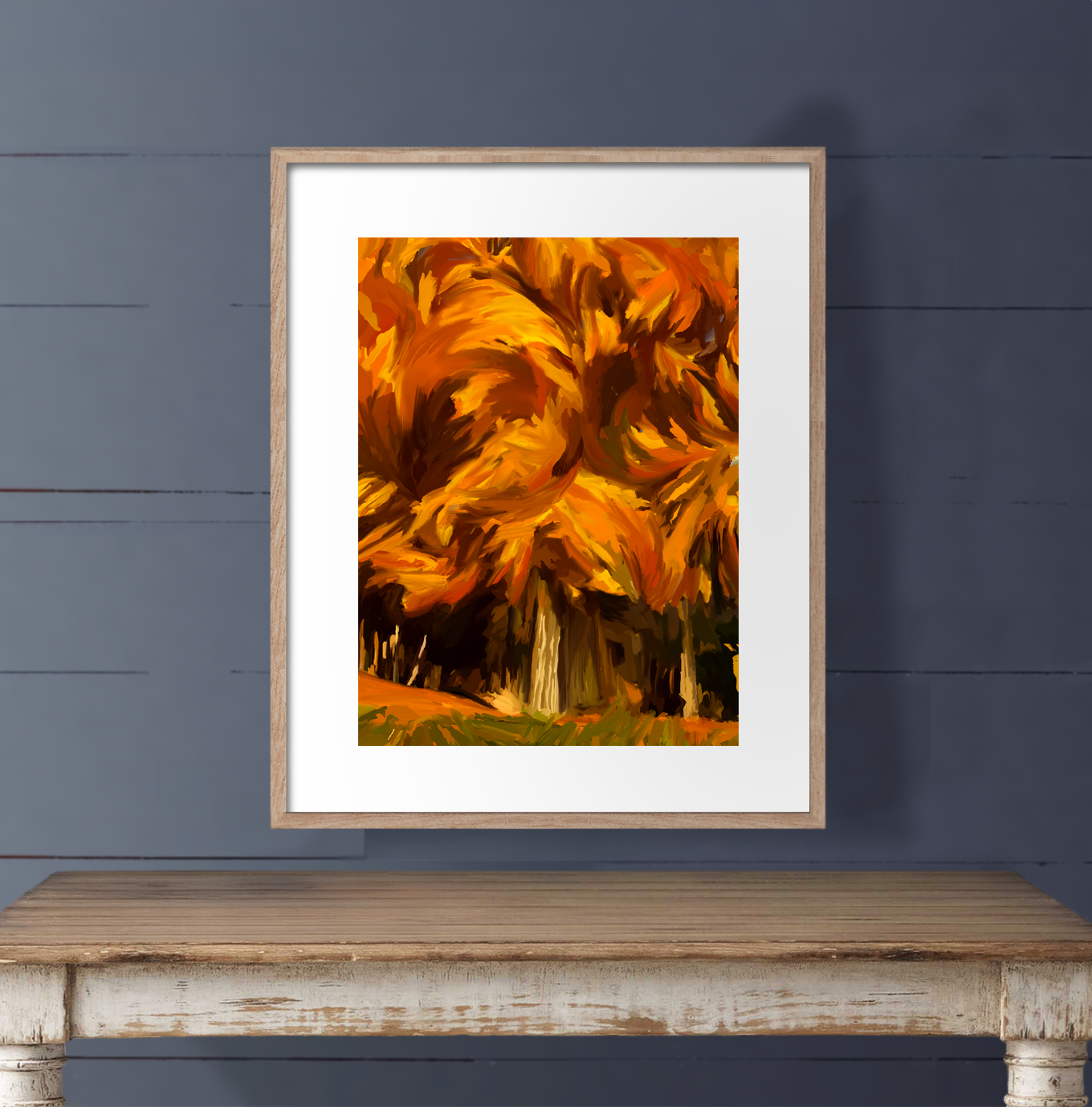 Orange Tree Print