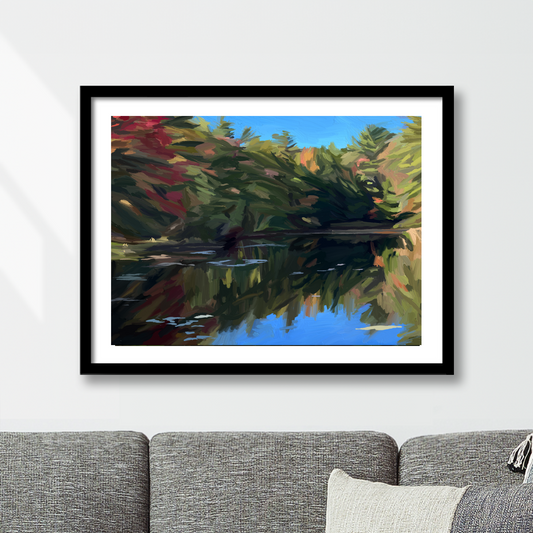 West Hill Pond Print