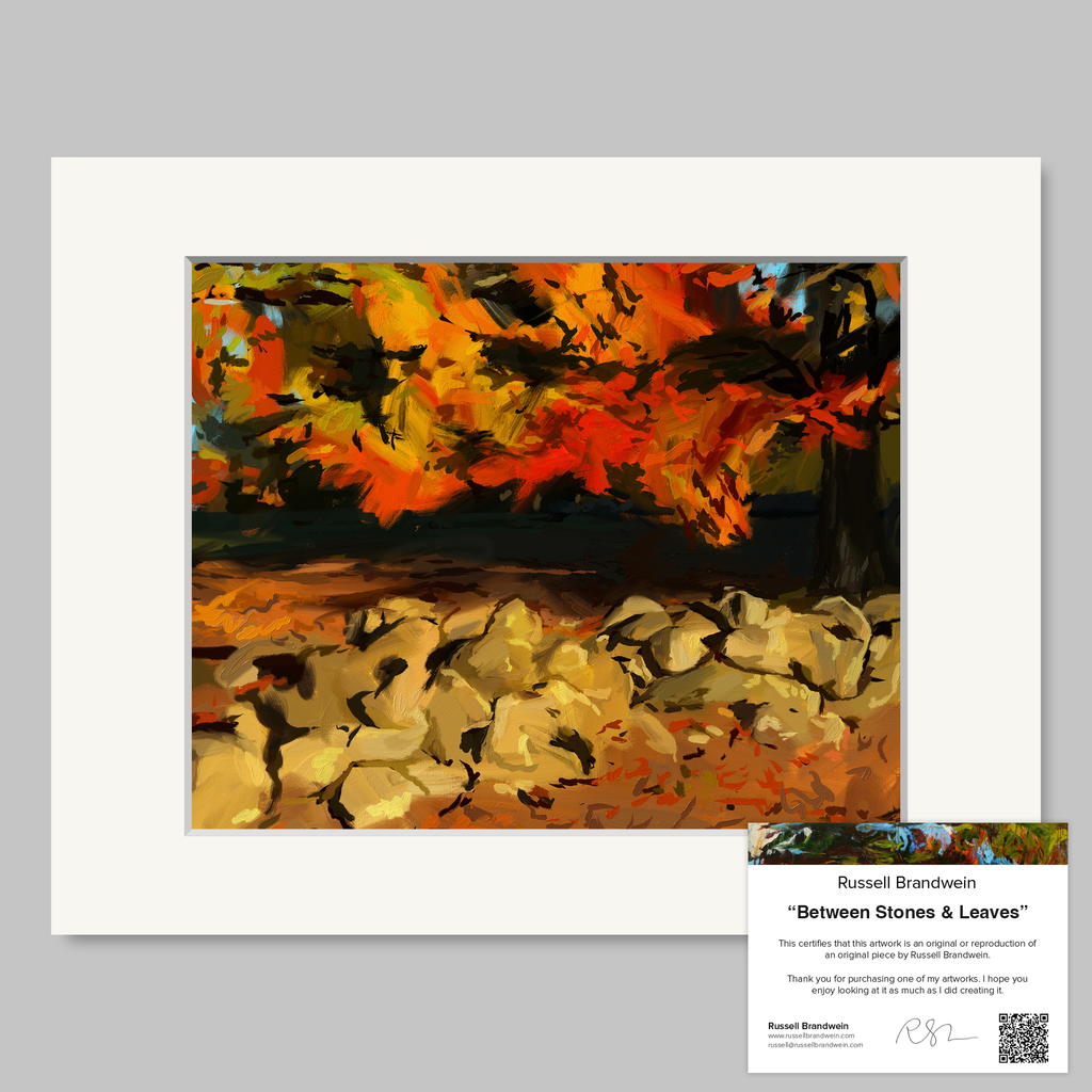 Between Stones & Leaves Print