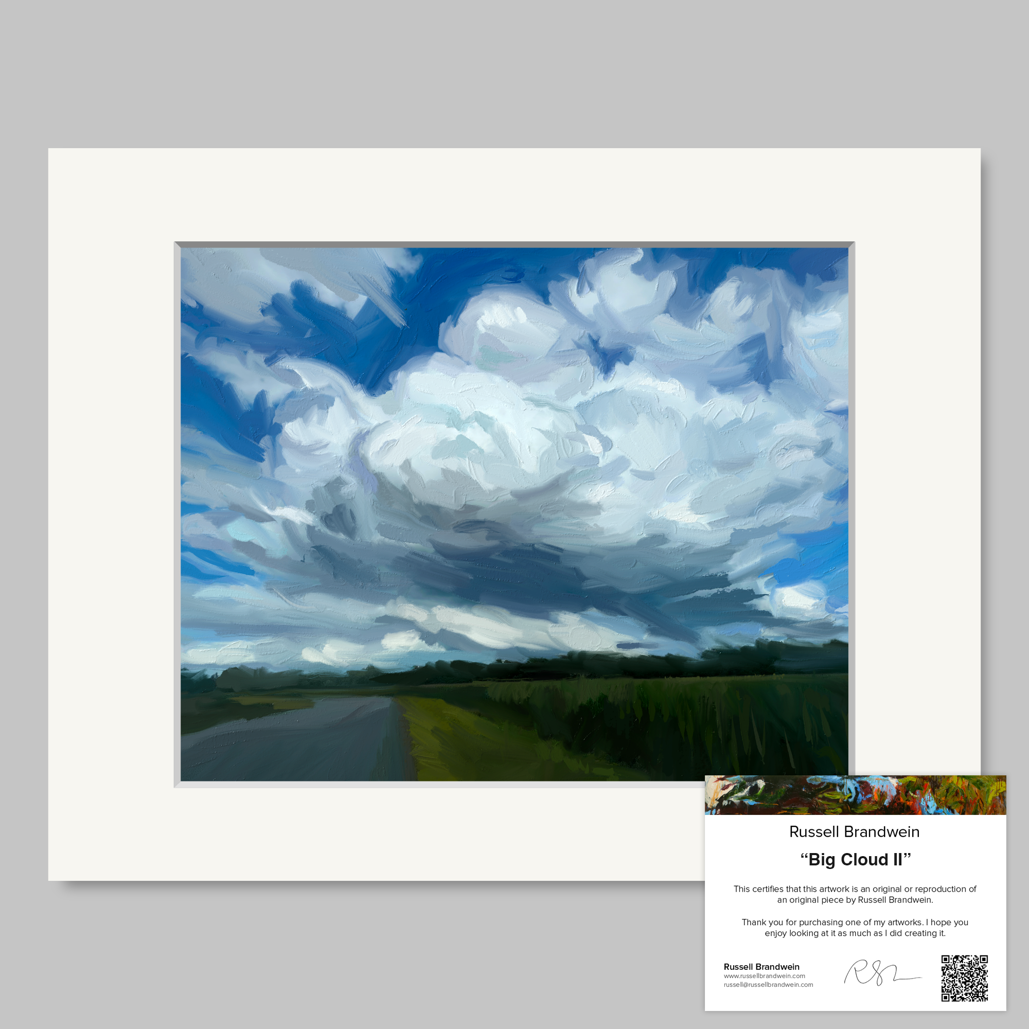 Big Cloud II Print