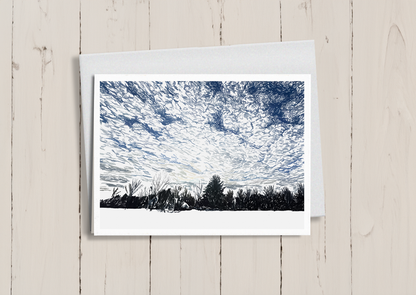 Big Sky Cold Field Note Cards