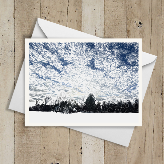 Big Sky Cold Field Note Cards