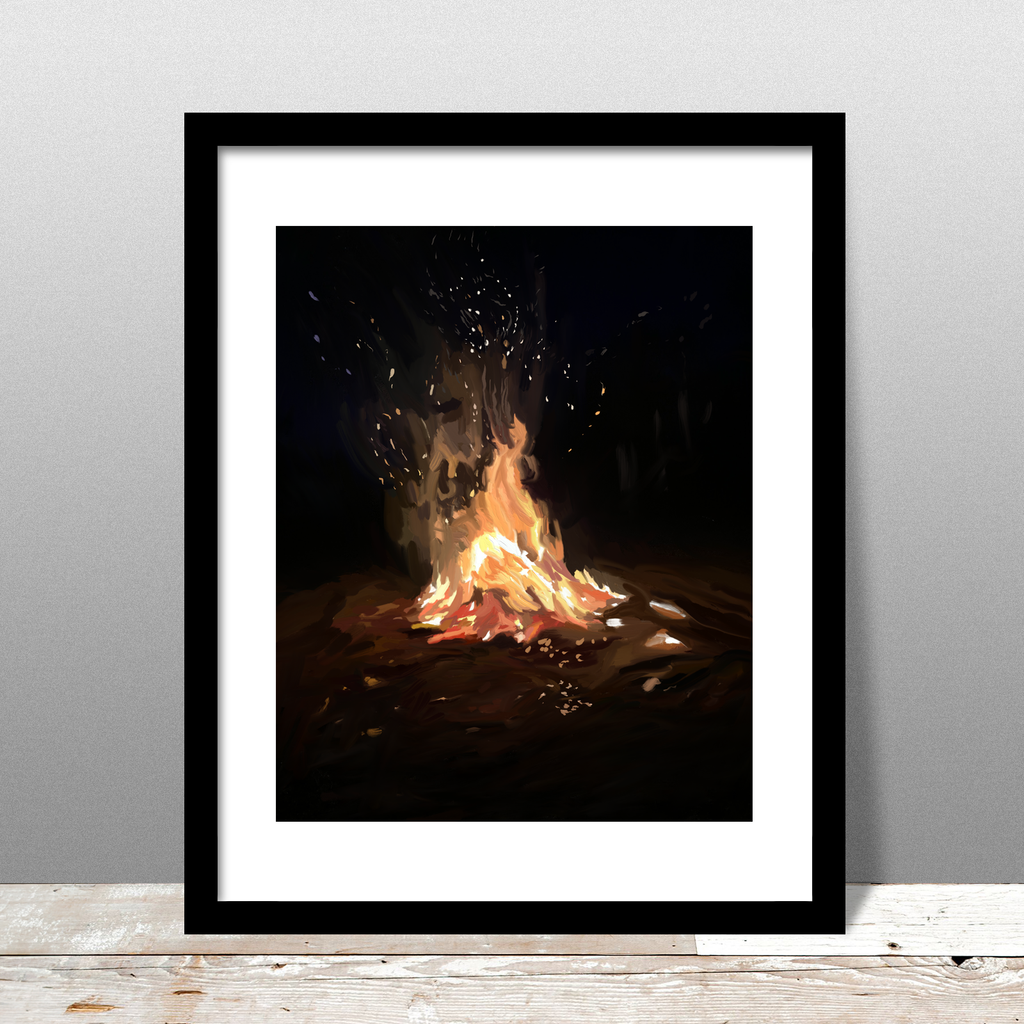 Bonfire Print