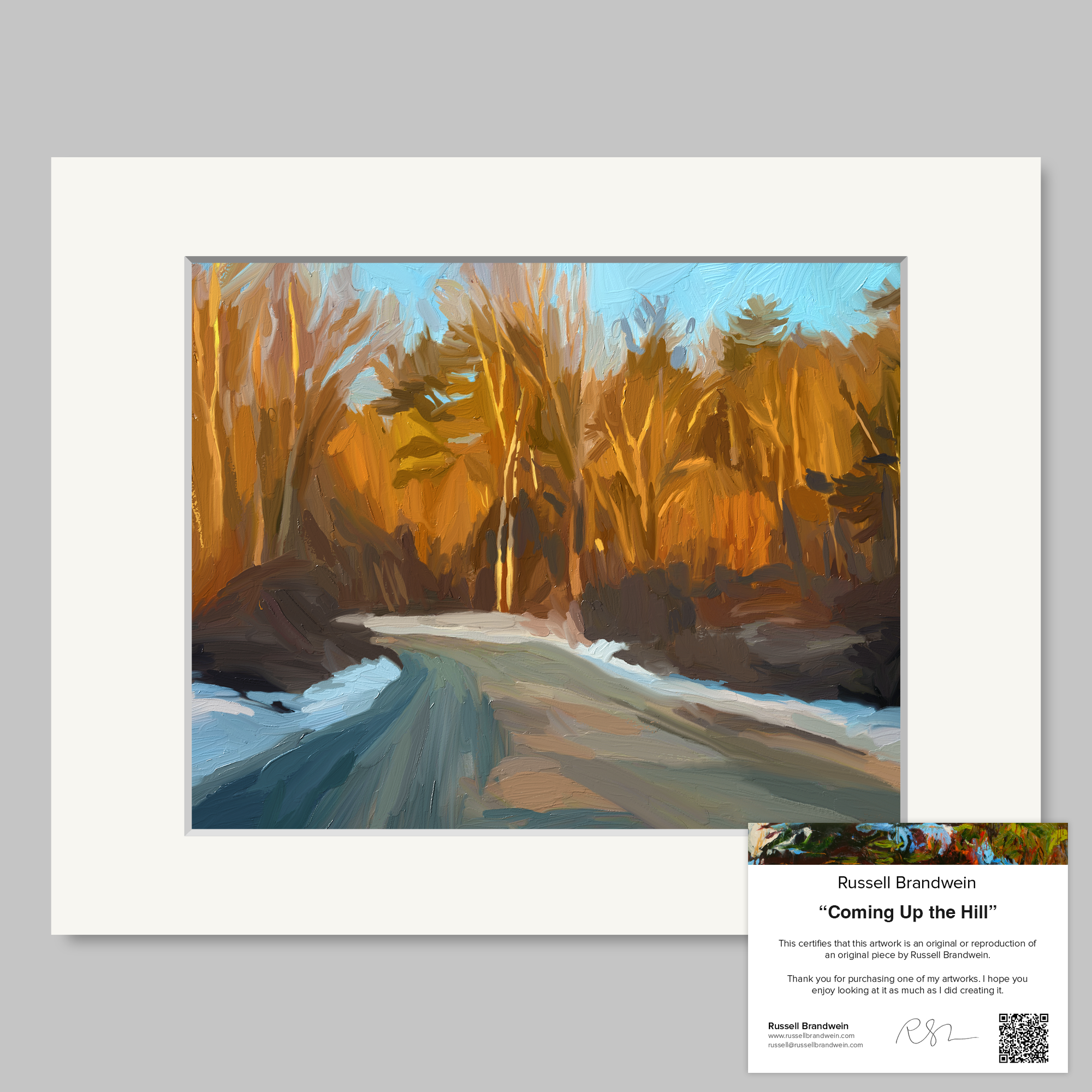 Coming Up the Hill Print
