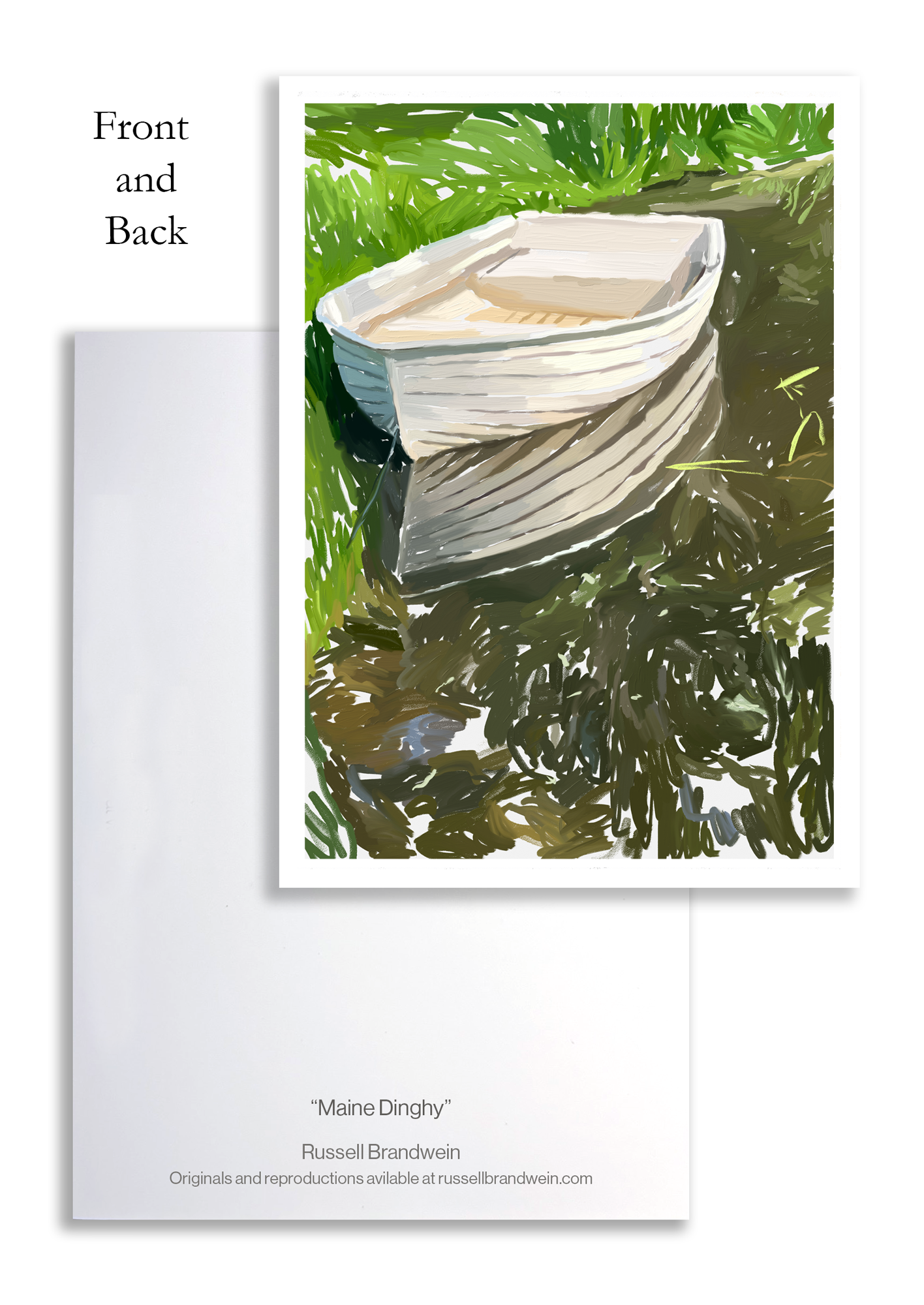 Maine Dinghy Note Cards