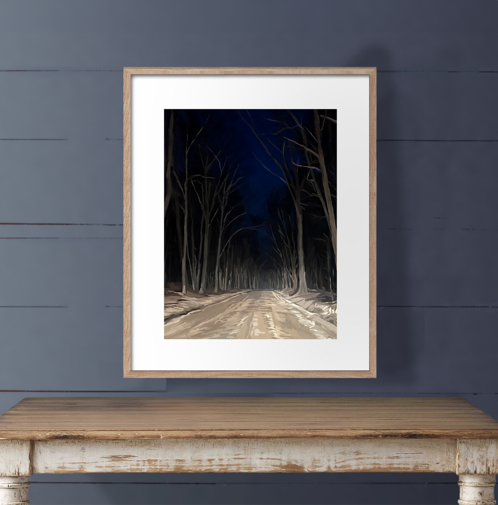 Driving Home Print