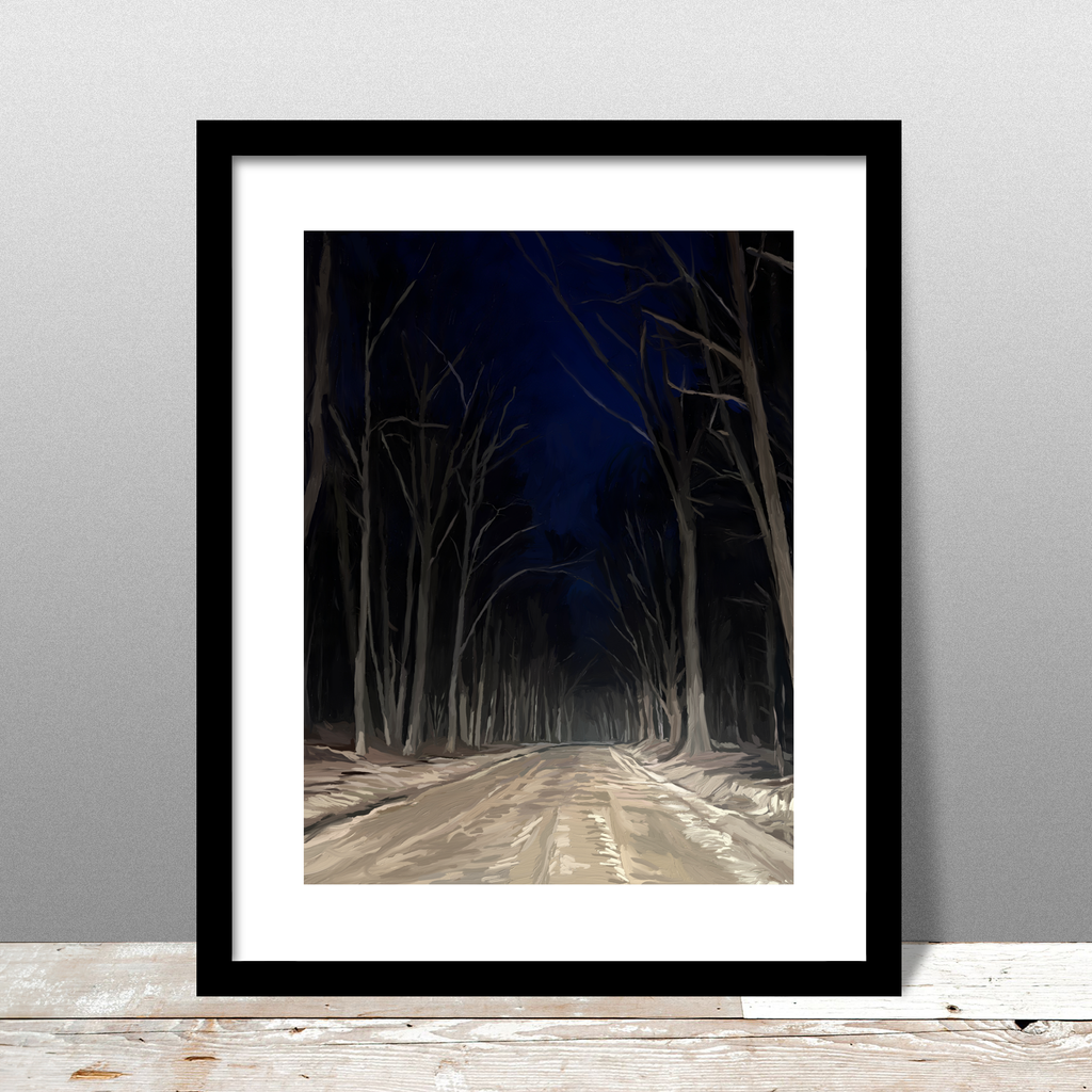 Driving Home Print