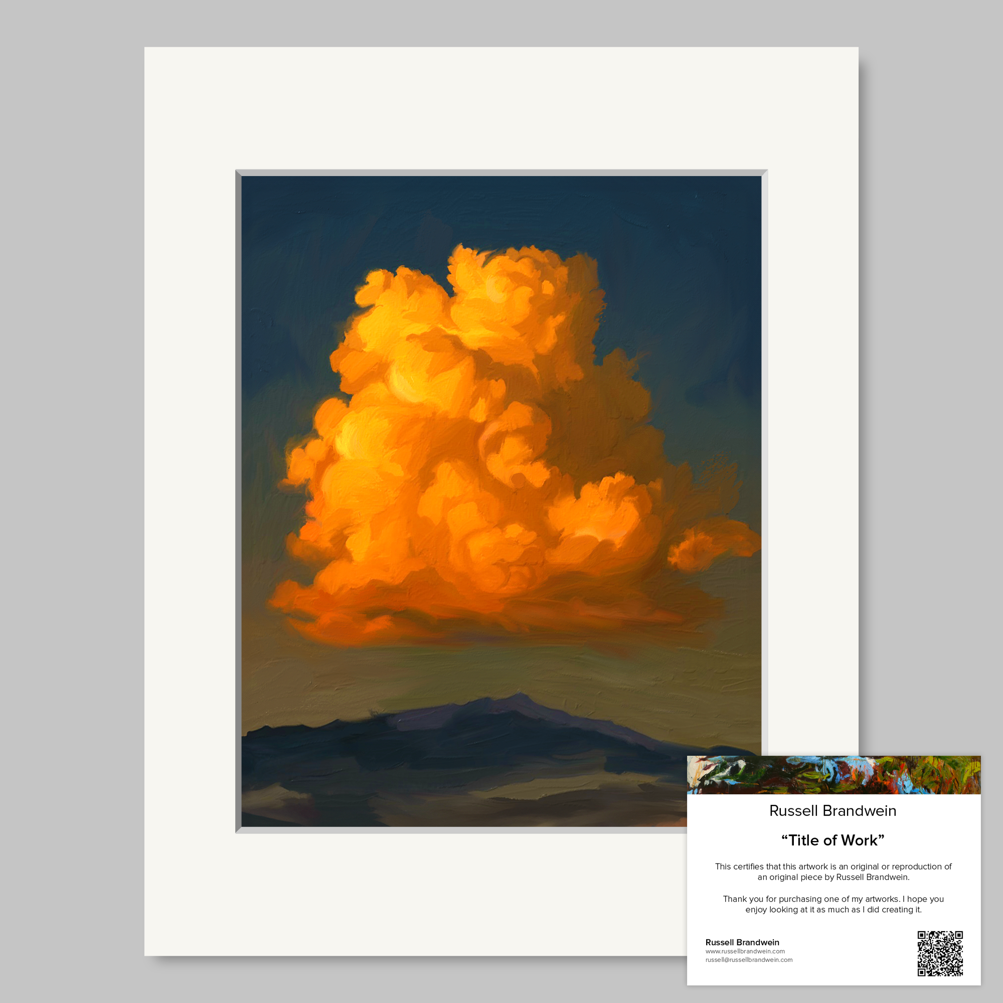 Fictitious Cloud Print