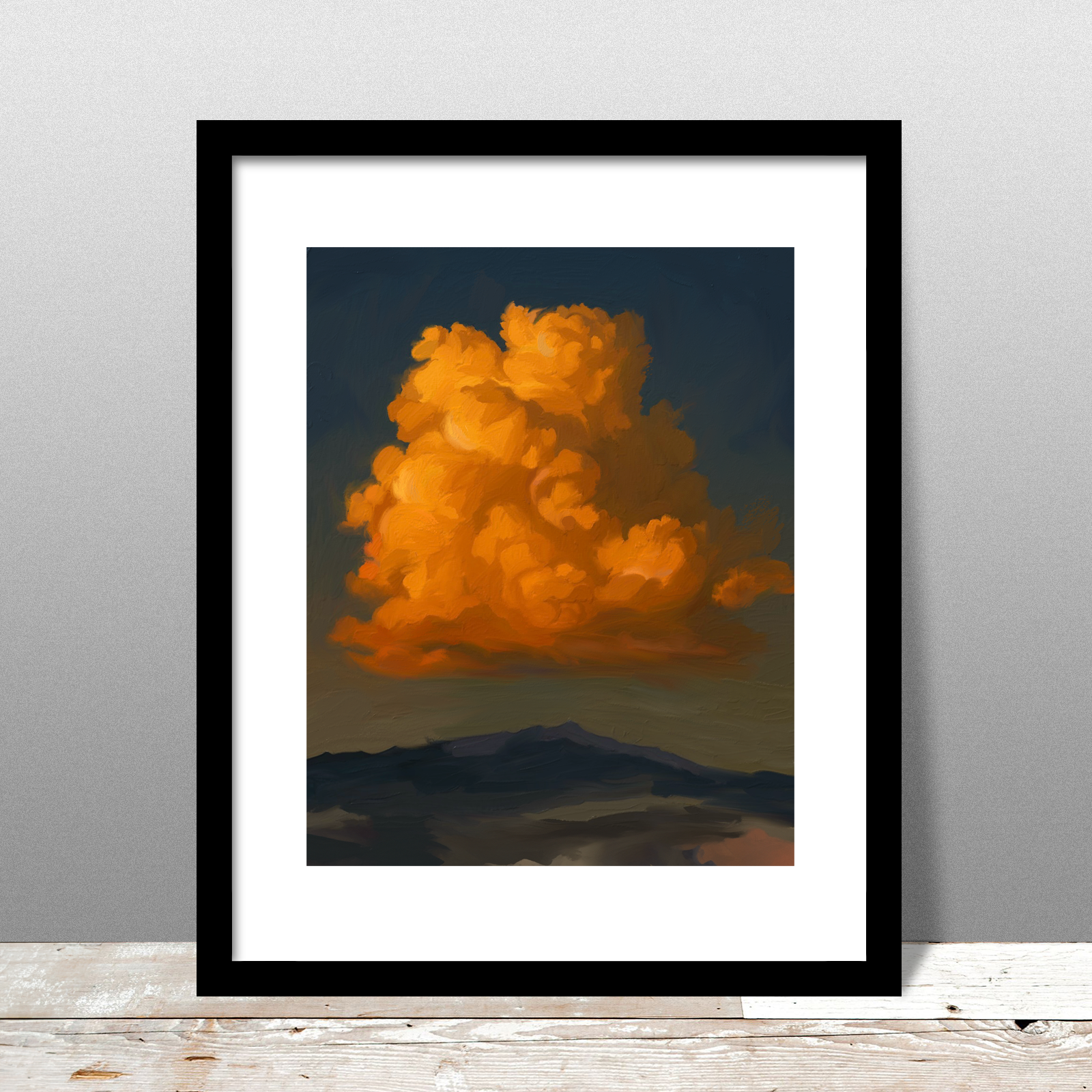 Fictitious Cloud Print