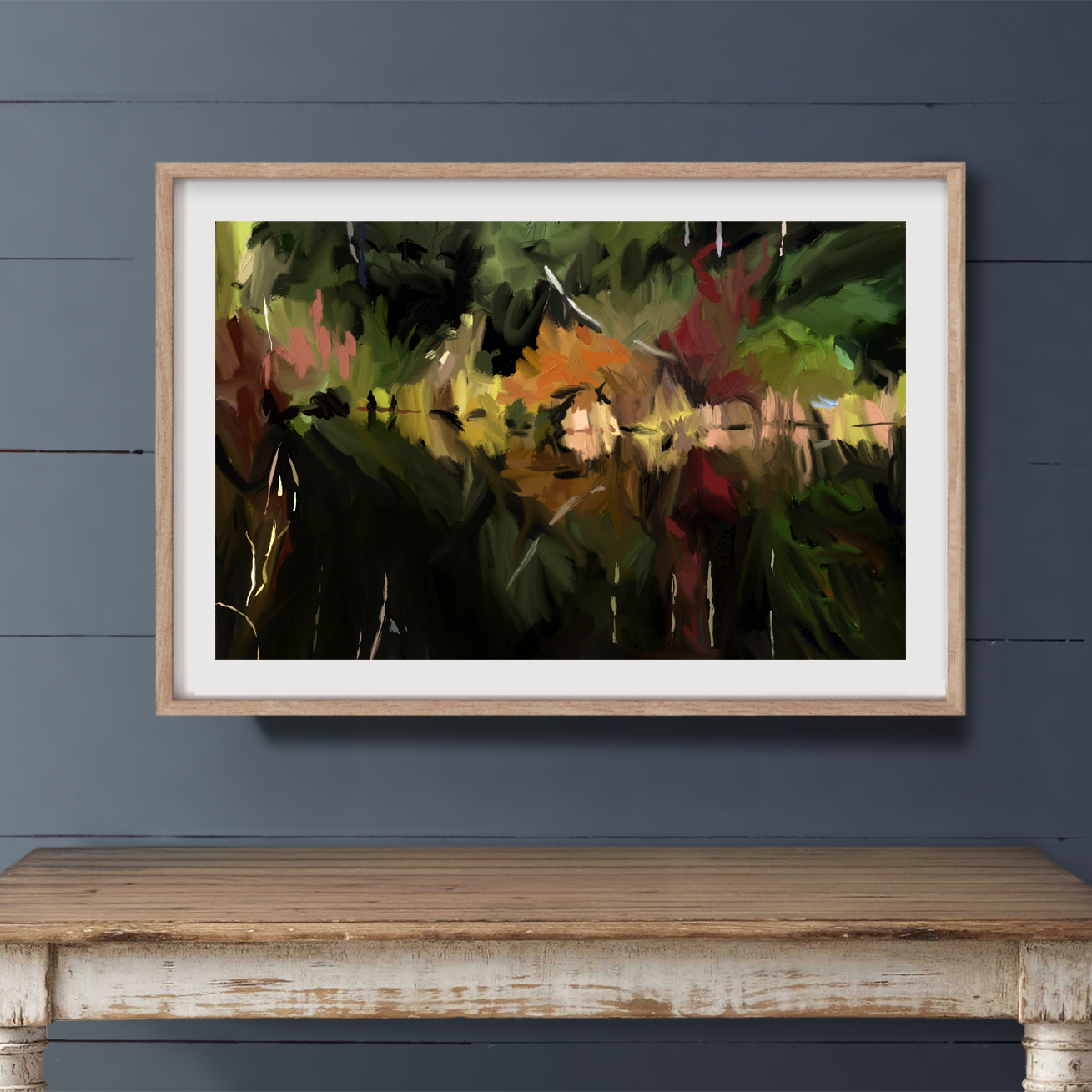 From the Blue Chair Print