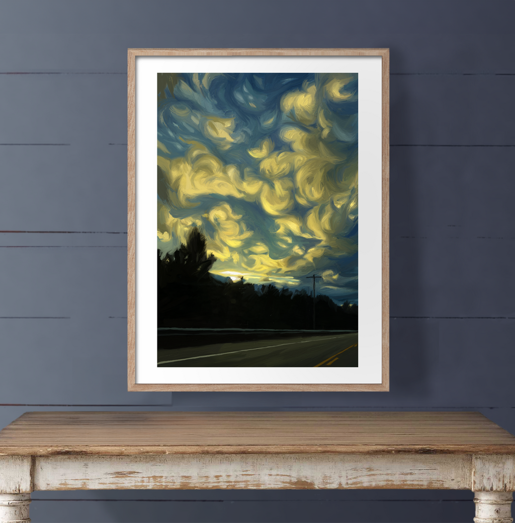 Gummy Clouds Print