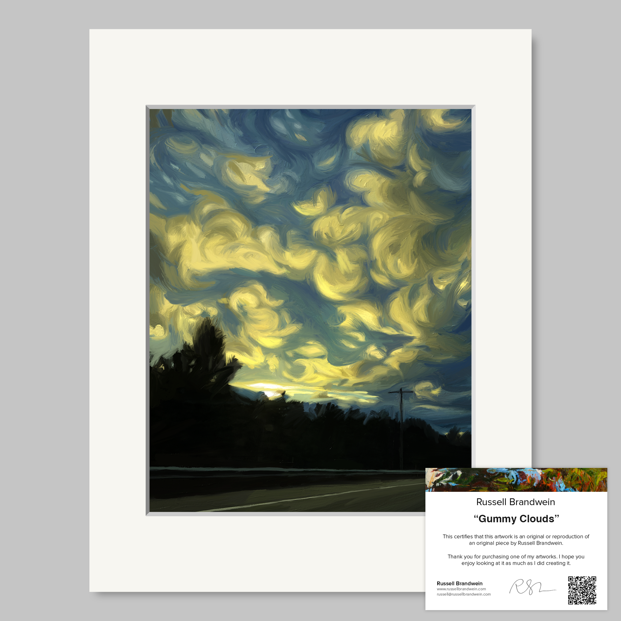 Gummy Clouds Print