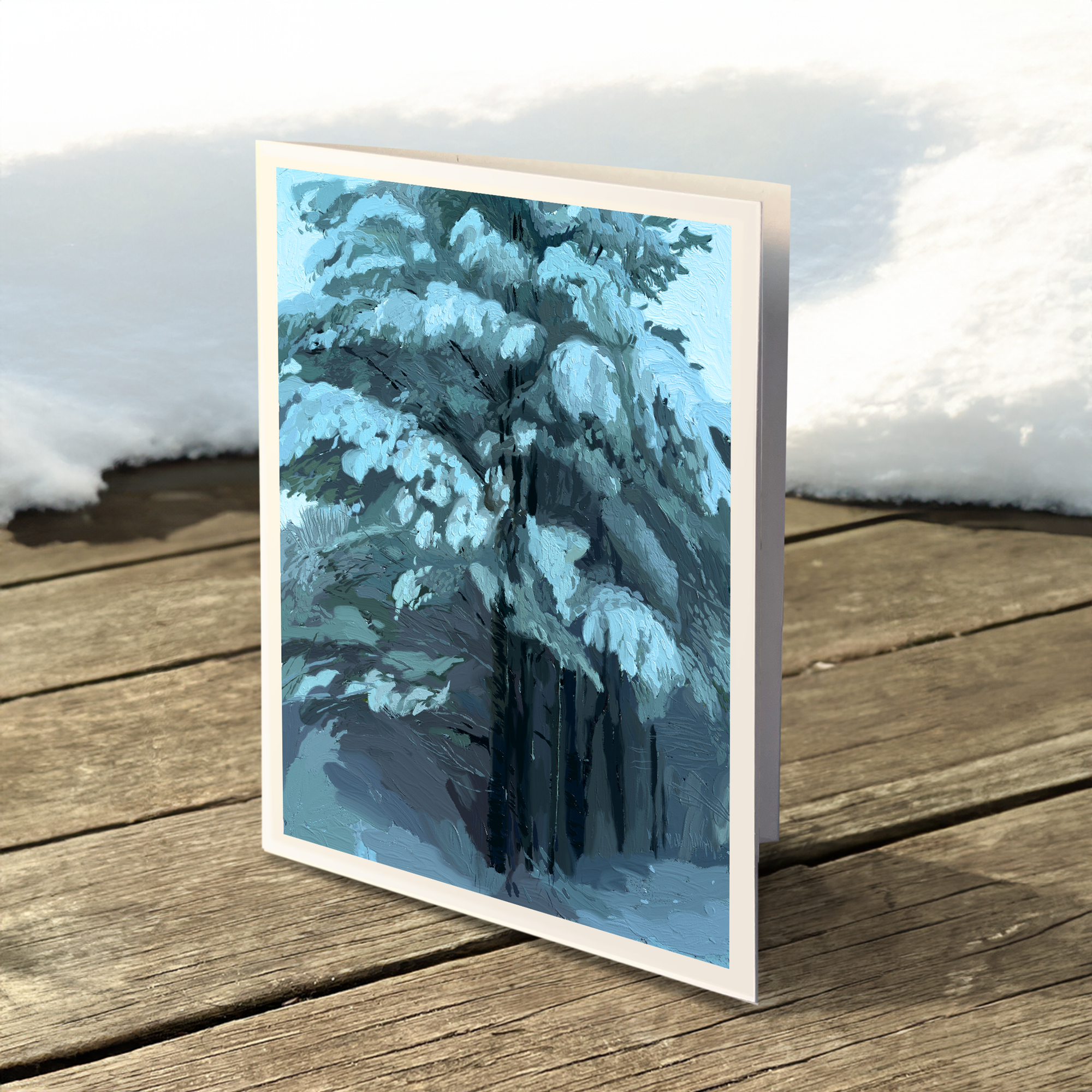 Heavy Pines Note Cards