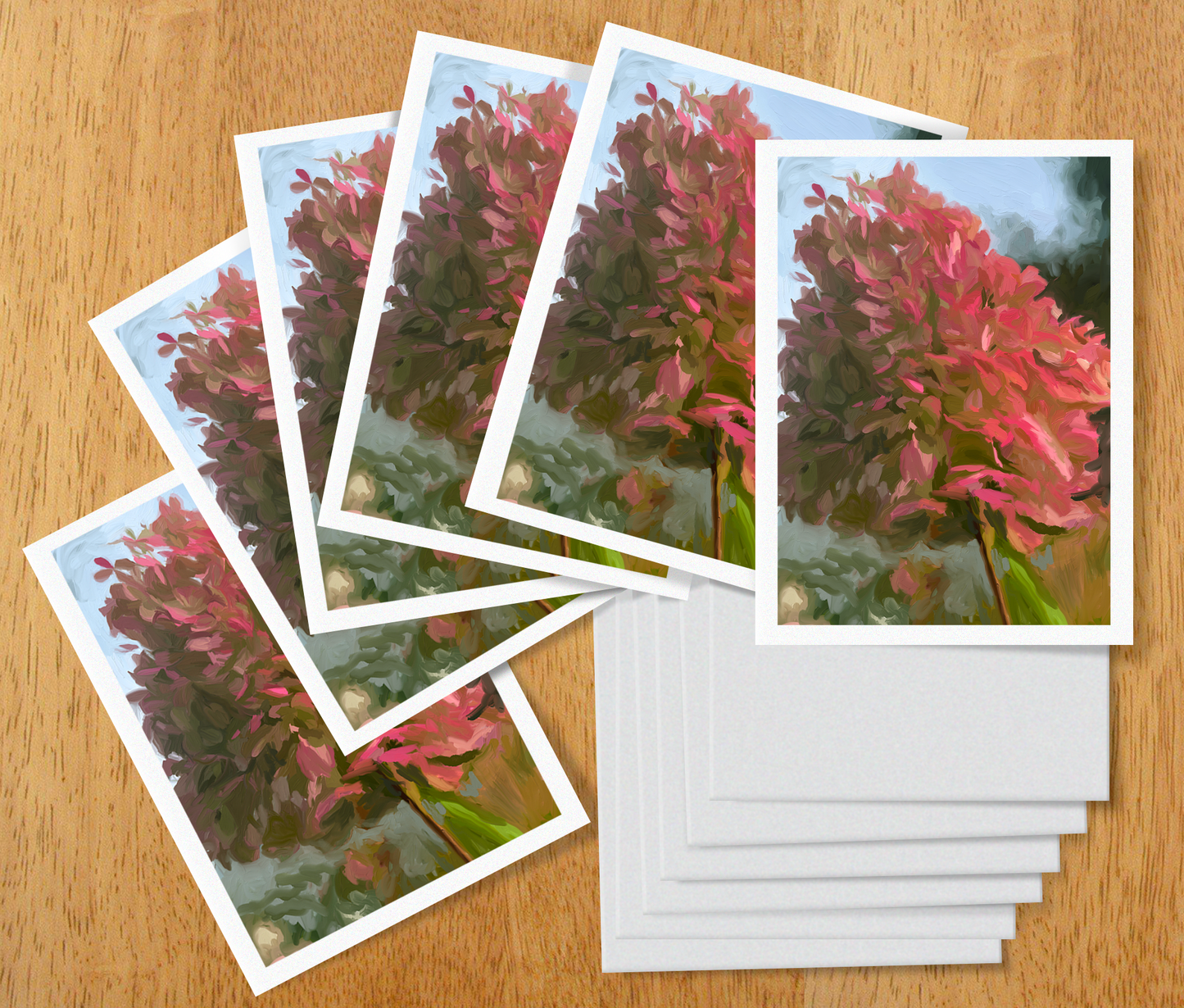 Hydrangea Blossom Note Cards