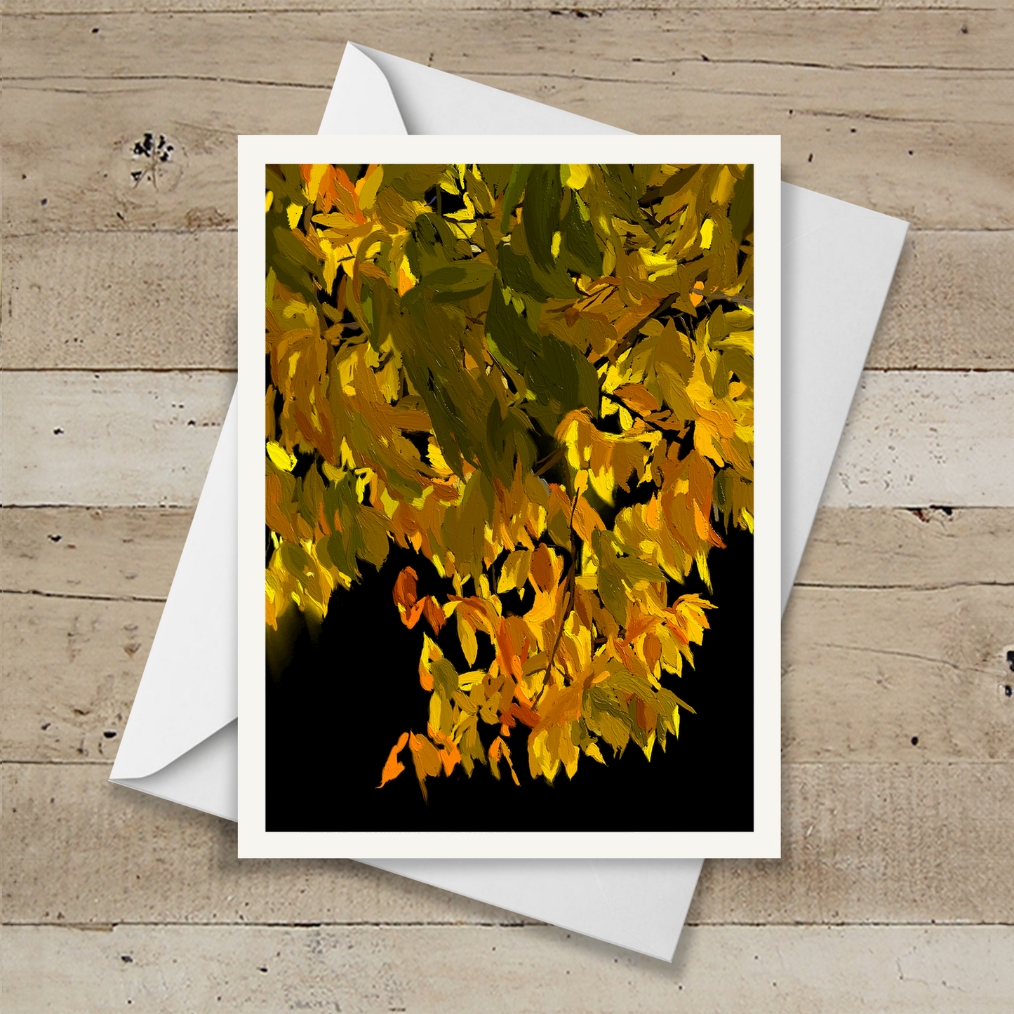 Illuminated Birch Note Cards