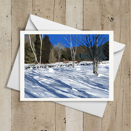 Long Shadows Note Cards