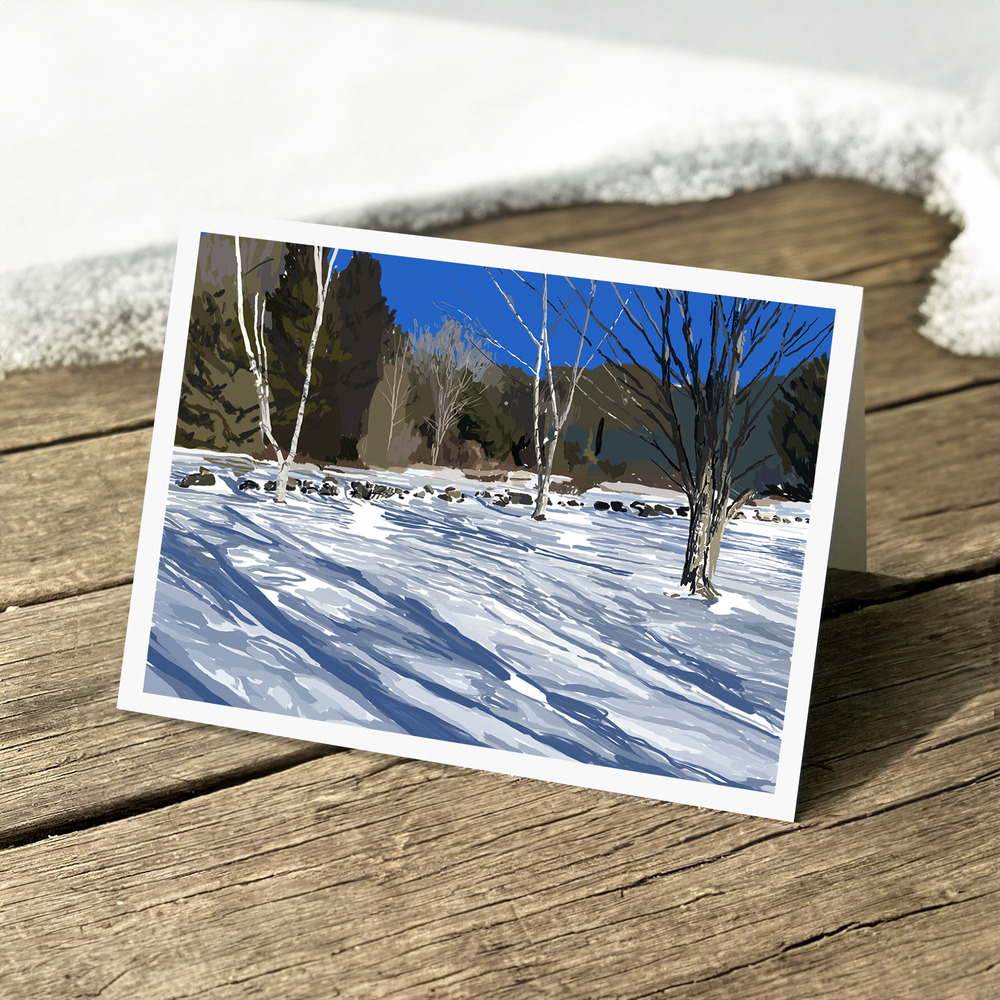 Long Shadows Note Cards