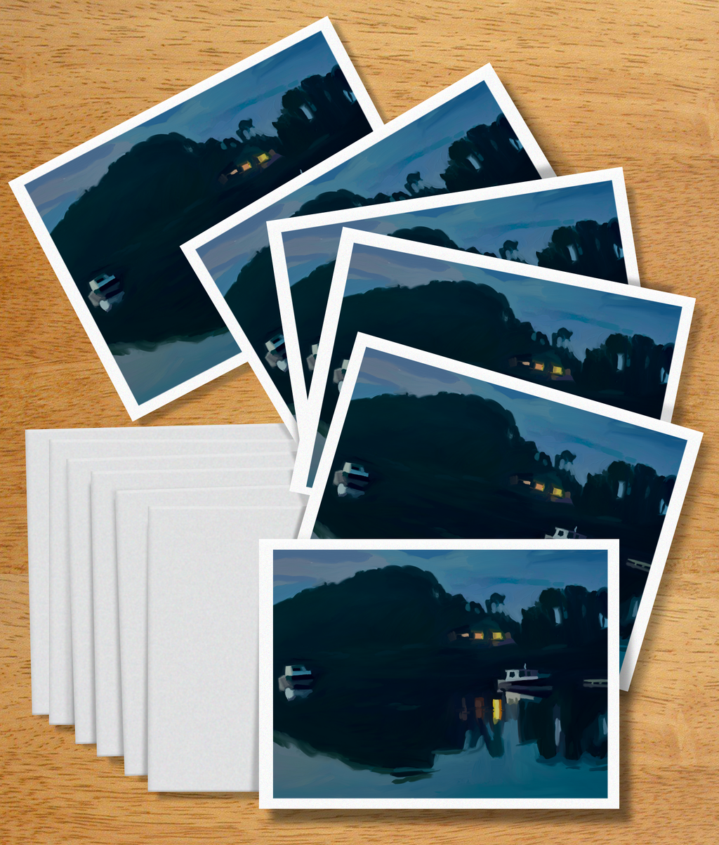 Maine Dawn Note Cards