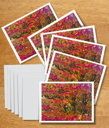 Memory of Leaves Note Cards