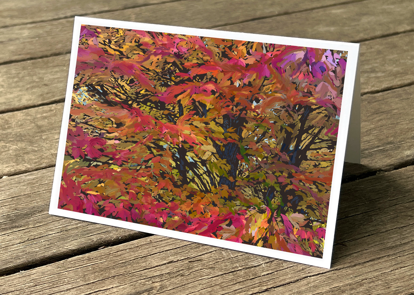 Memory of Leaves Note Cards