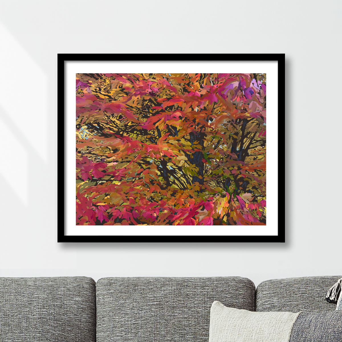 Memory of Leaves Print