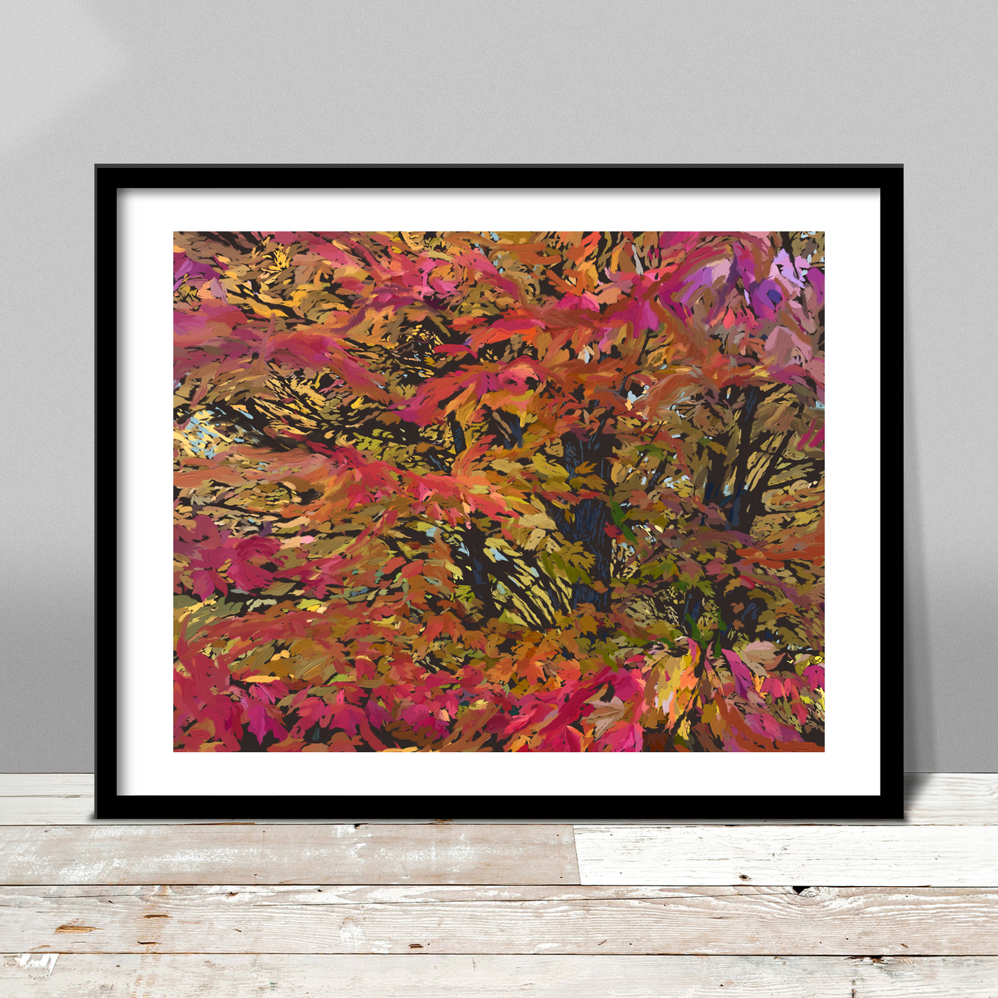 Memory of Leaves Print