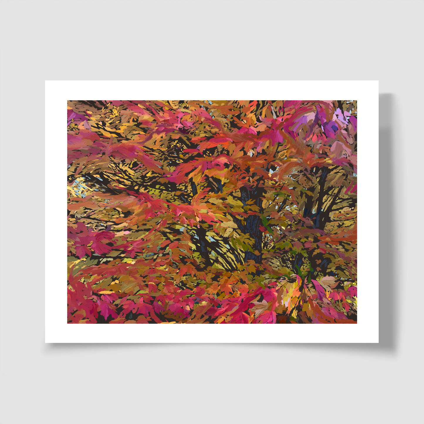 Memory of Leaves Print