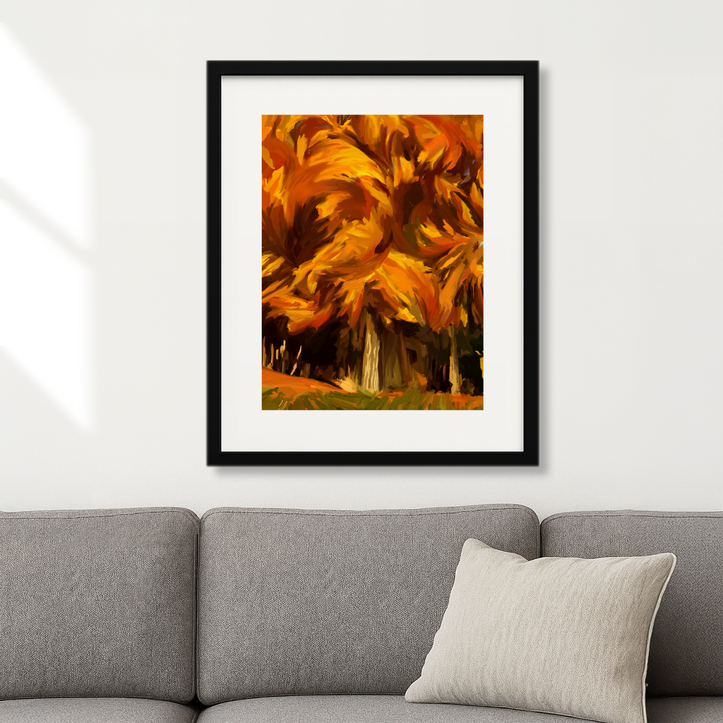 Orange Tree Print
