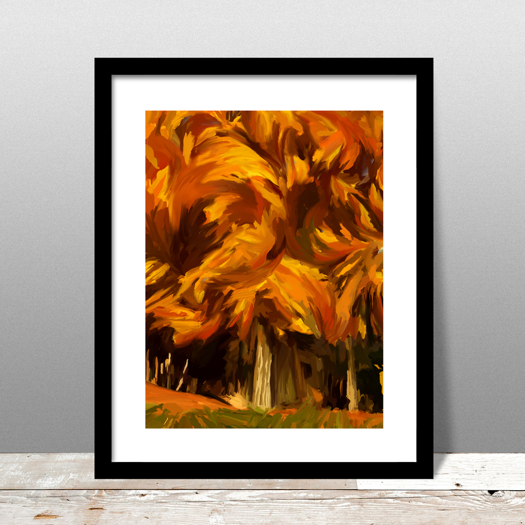 Orange Tree Print