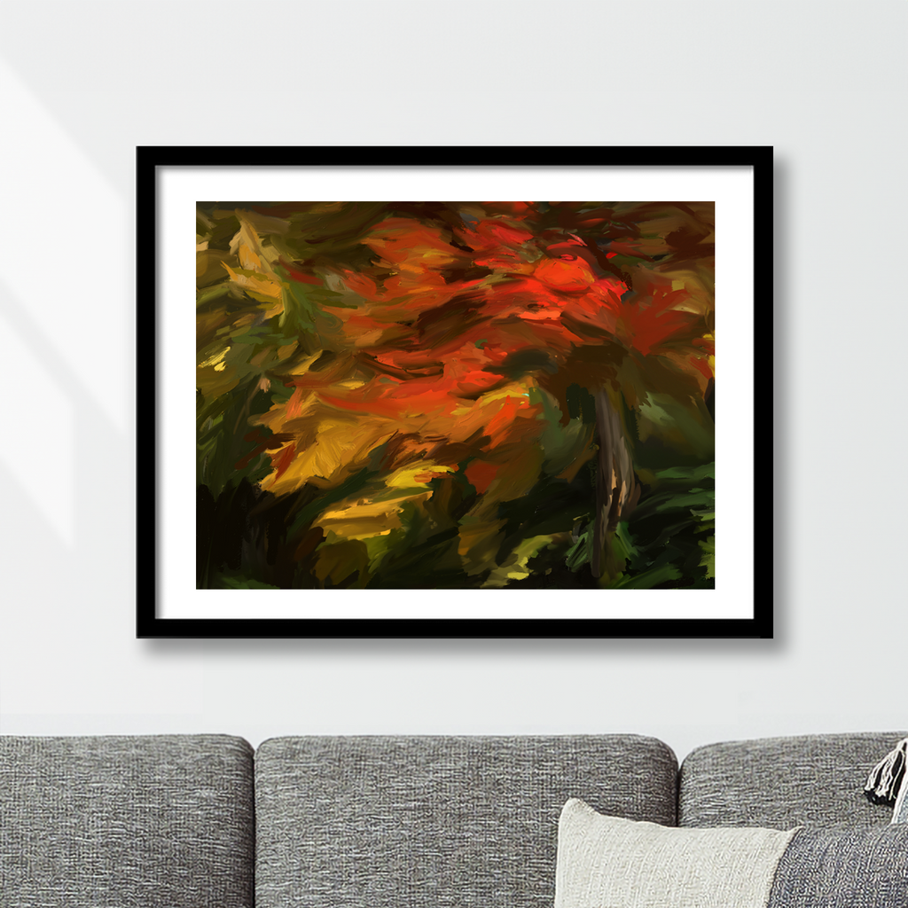Red Wind Print
