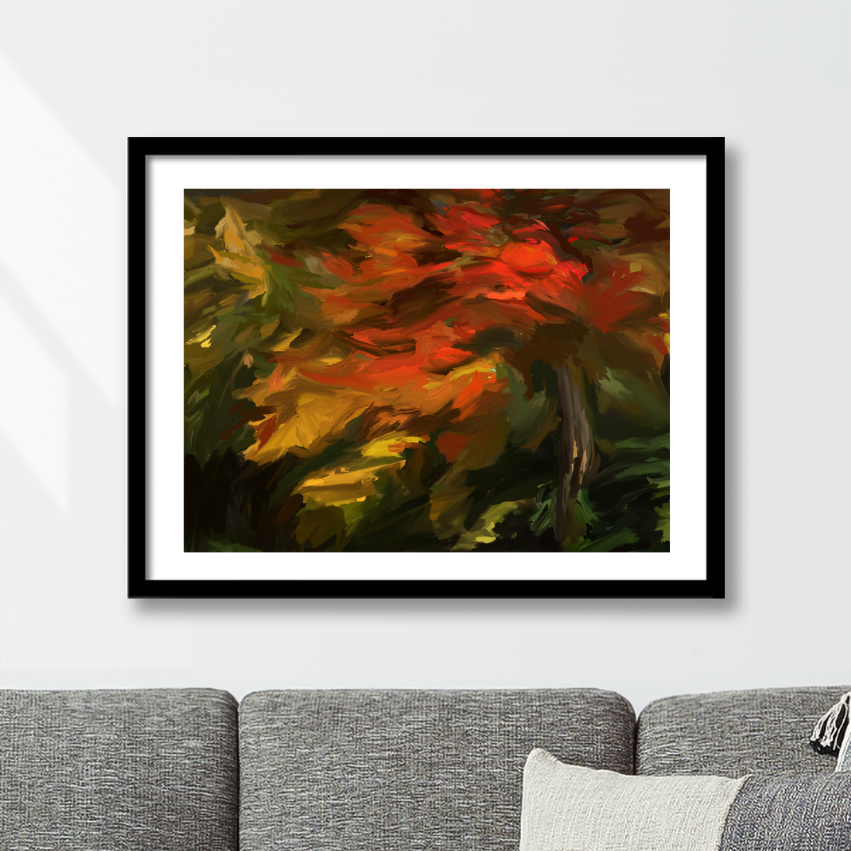 Red Wind Print