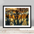 Shadows Across the Wall Print