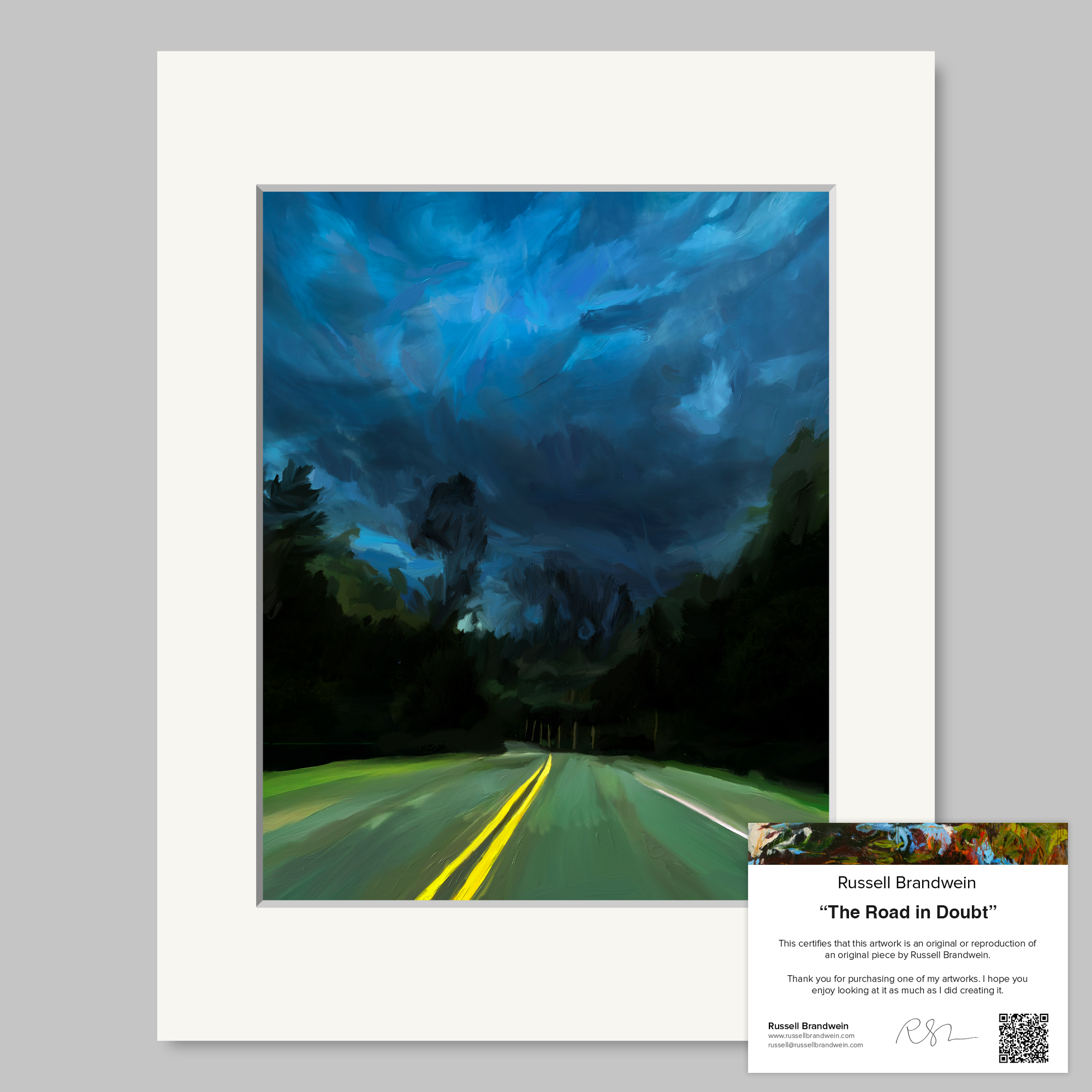 The Road in Doubt Print
