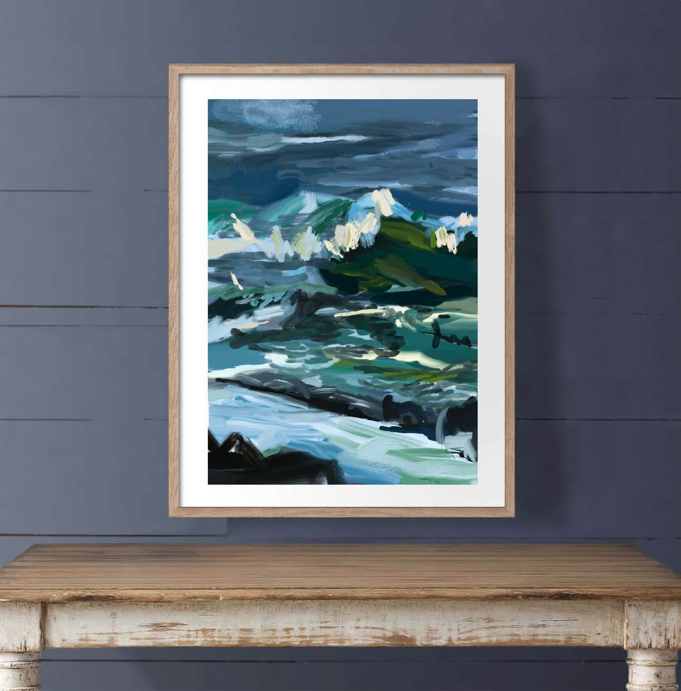 The Wave Print