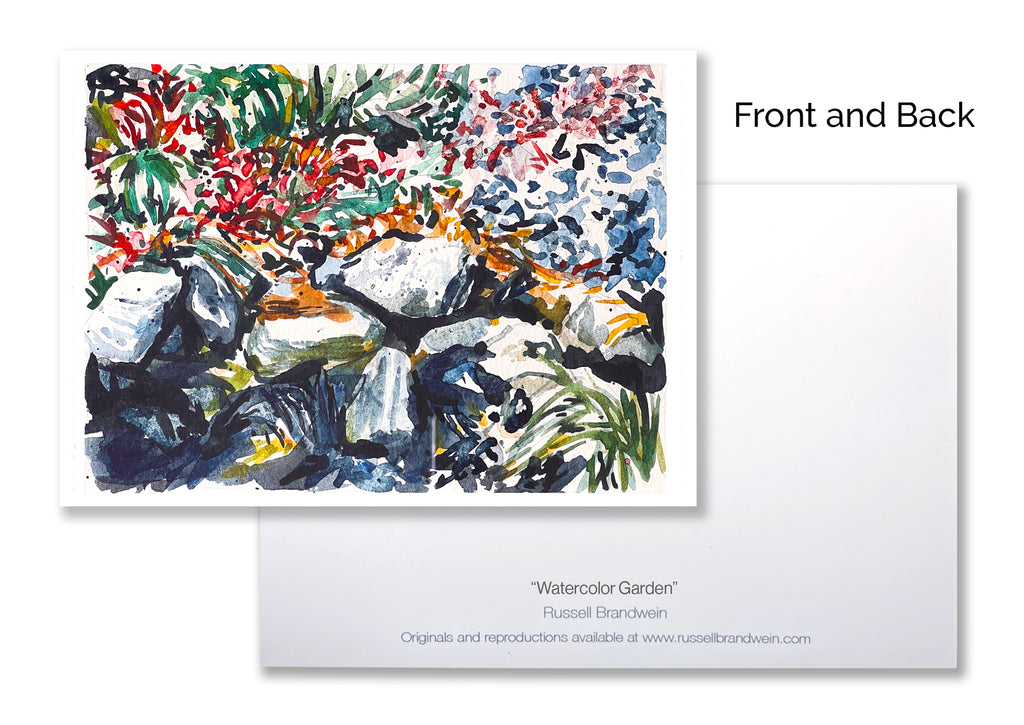 Watercolor Garden Note Cards