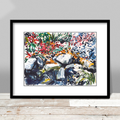 Watercolor Garden Print
