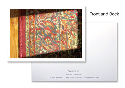 The Welcome Rug Note Cards